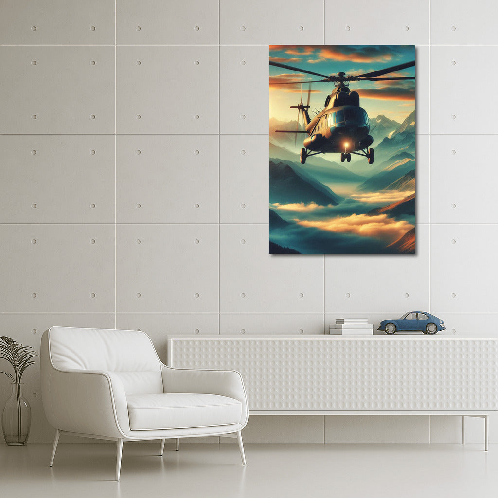 Freedom of Flight: Helicopter in the Mountains