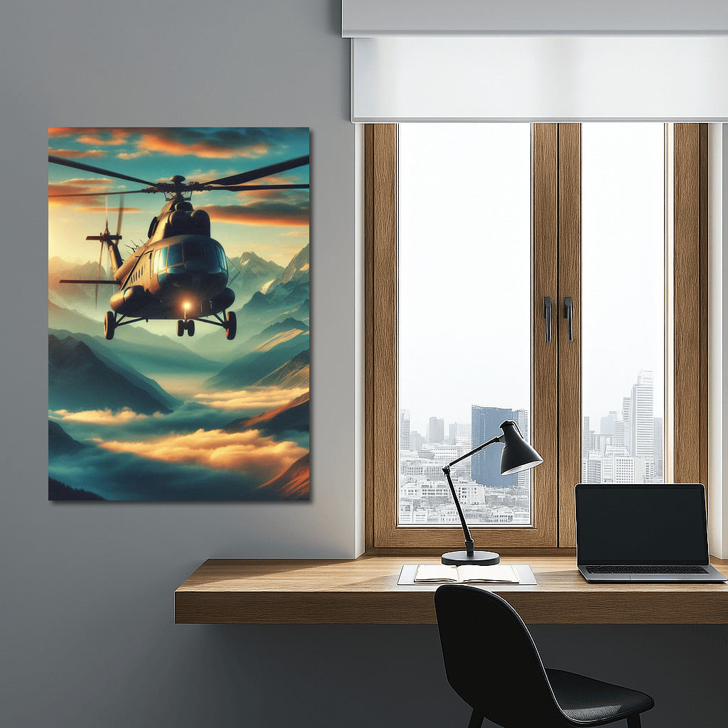 Freedom of Flight: Helicopter in the Mountains