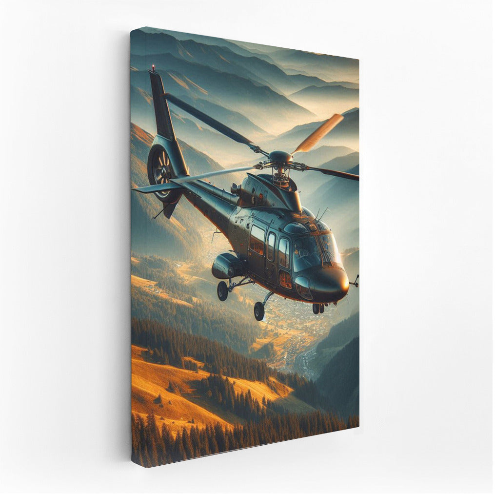 Freedom in the Sky: Helicopter in Flight