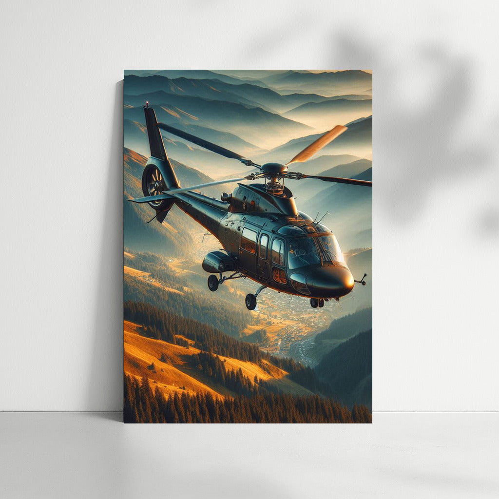 Freedom in the Sky: Helicopter in Flight