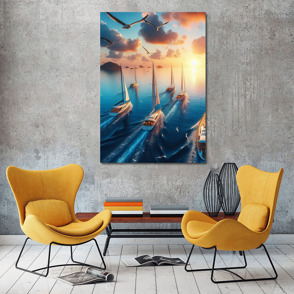 Sunset Yachts: Sailing Dreams on the Ocean Horizon