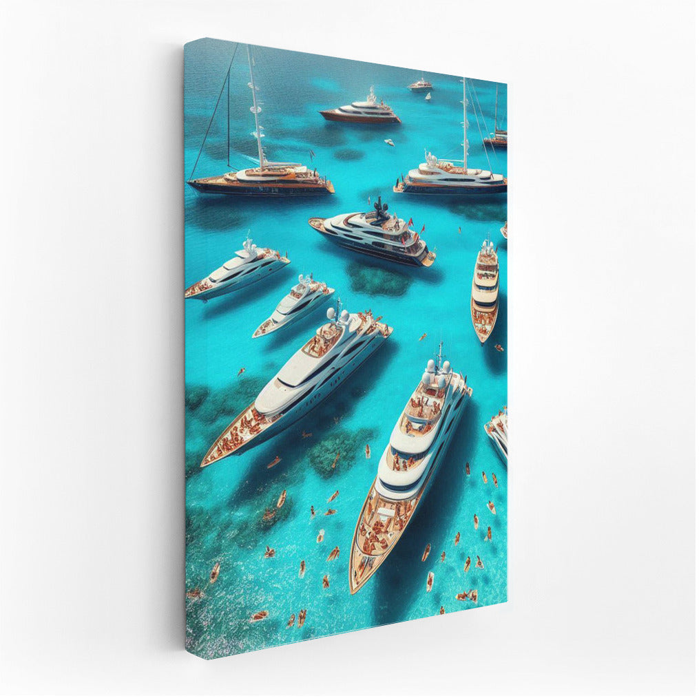 Turquoise Symphony: Yachts on Dream Beach
