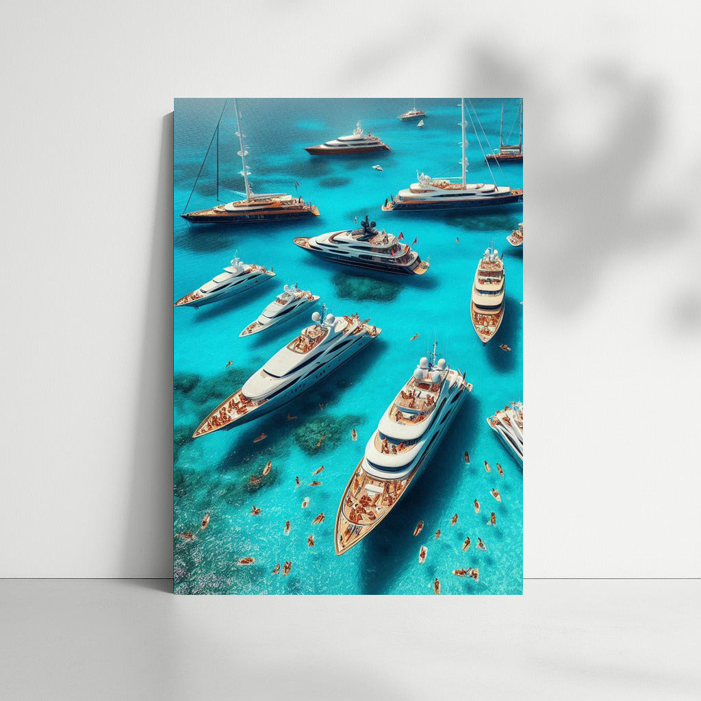 Turquoise Symphony: Yachts on Dream Beach