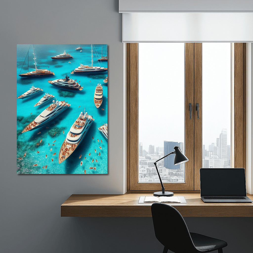 Turquoise Symphony: Yachts on Dream Beach