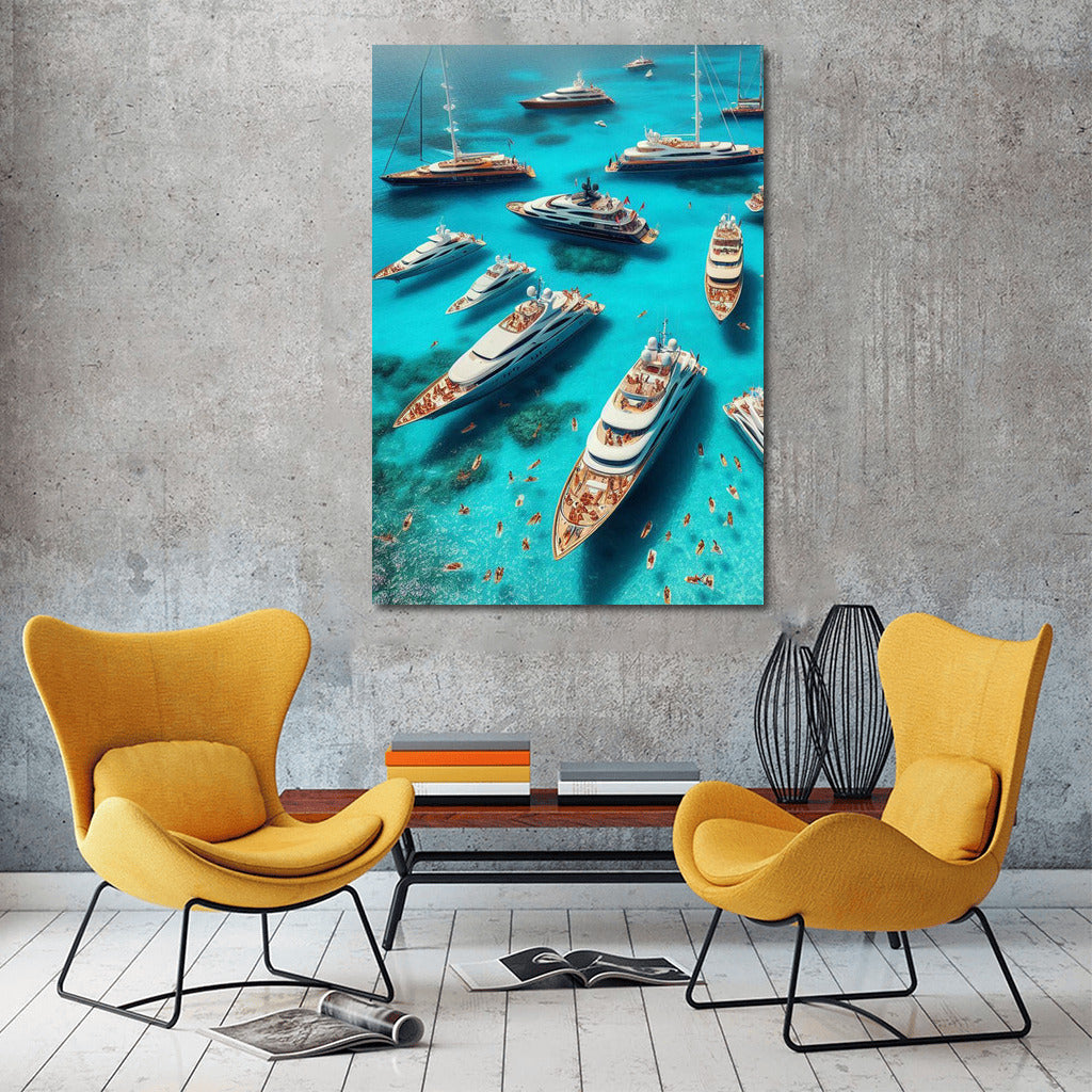 Turquoise Symphony: Yachts on Dream Beach