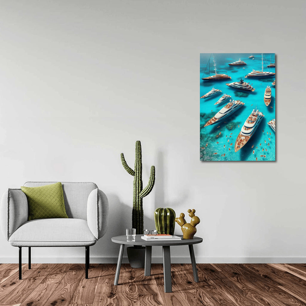 Turquoise Symphony: Yachts on Dream Beach