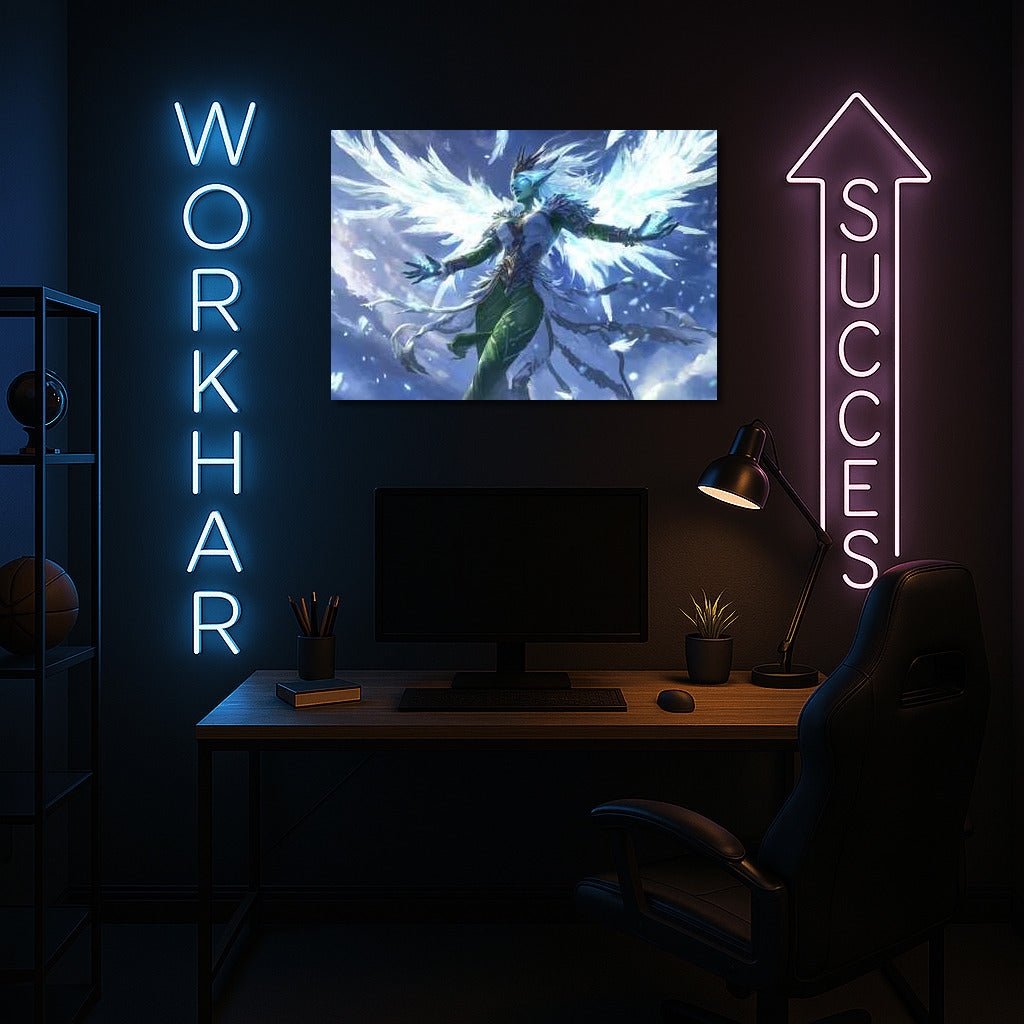 Green-skinned Goddess: Flight to Fantasy World