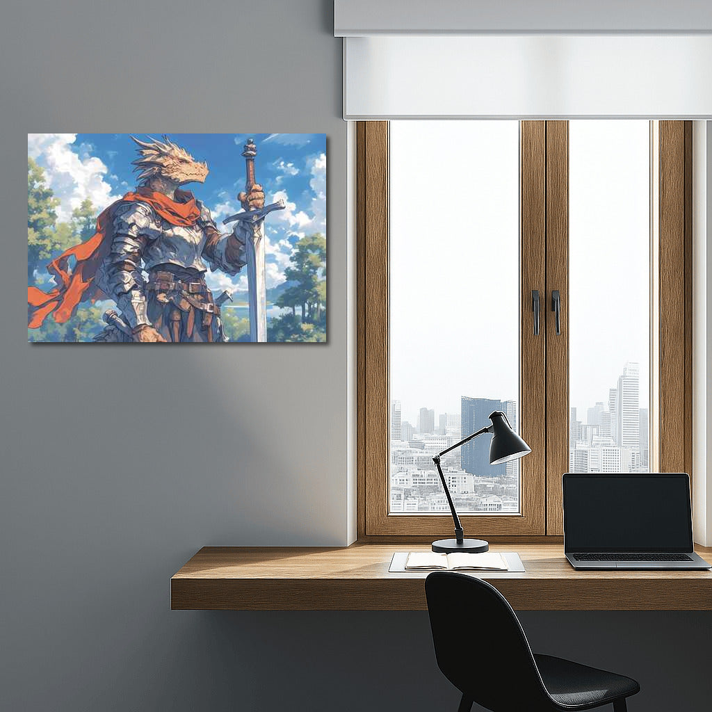 Fantasy Dragon Warrior: Anthropomorphic Marvel