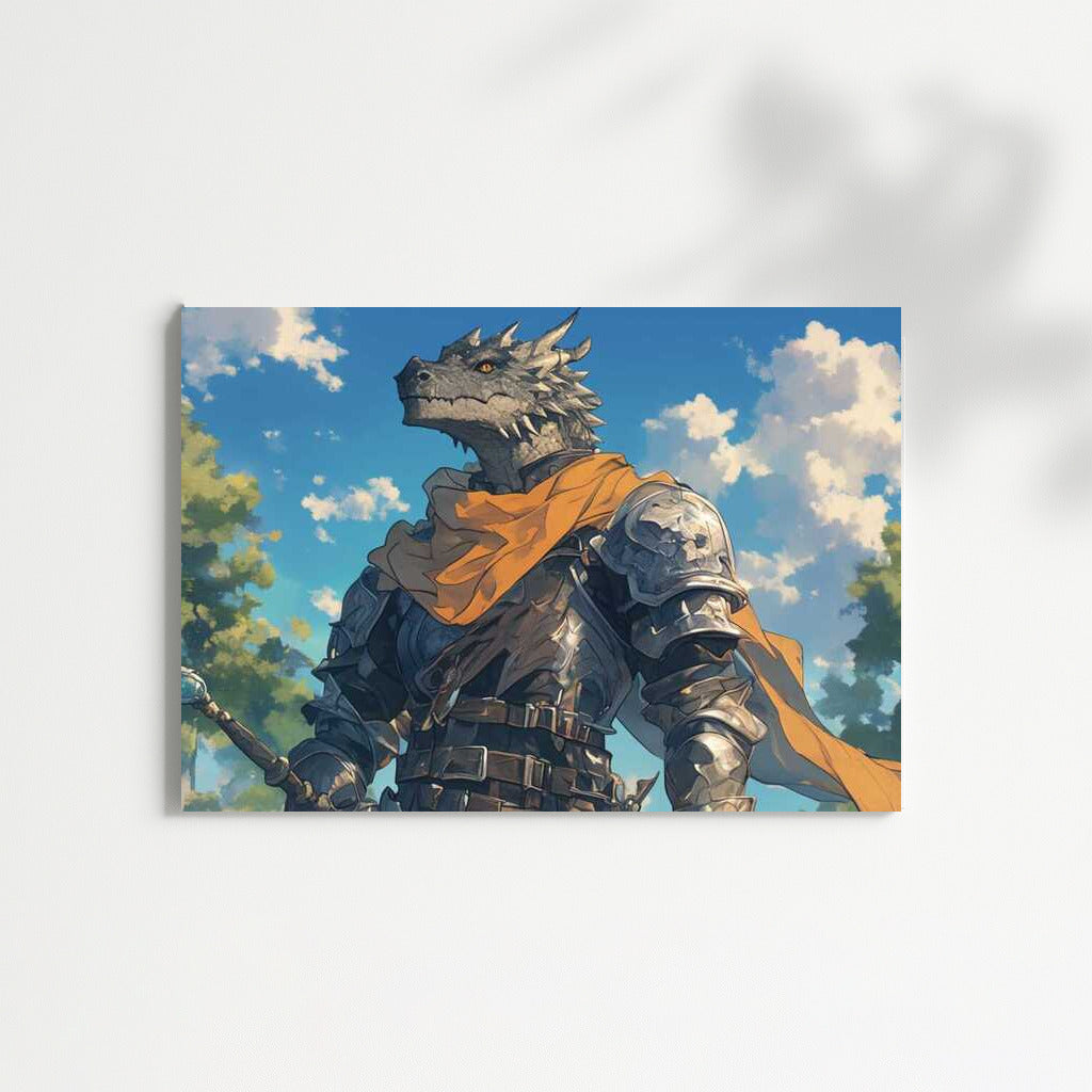 Lord of the Worlds: Anthropomorphic Hero in Armor