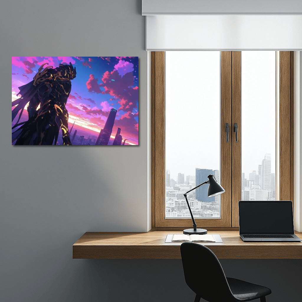 Neon Guardian: Dive into the Dark Fantasy World