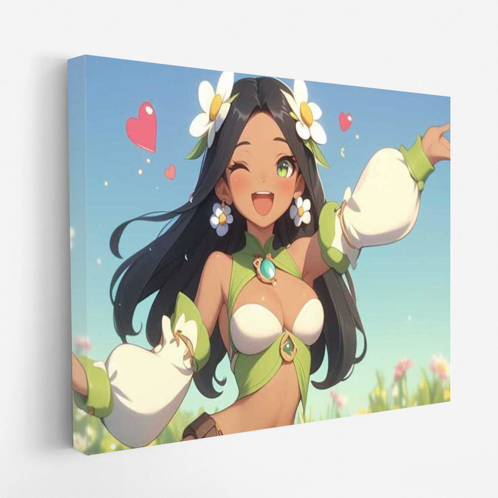 Bright Garden of Fantasy: Elven Maiden in the Magical World