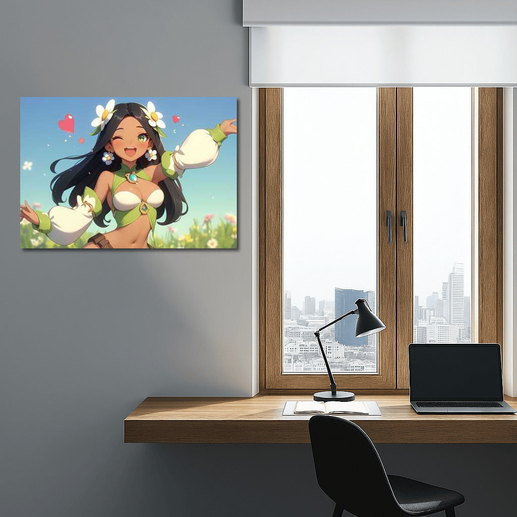 Bright Garden of Fantasy: Elven Maiden in the Magical World