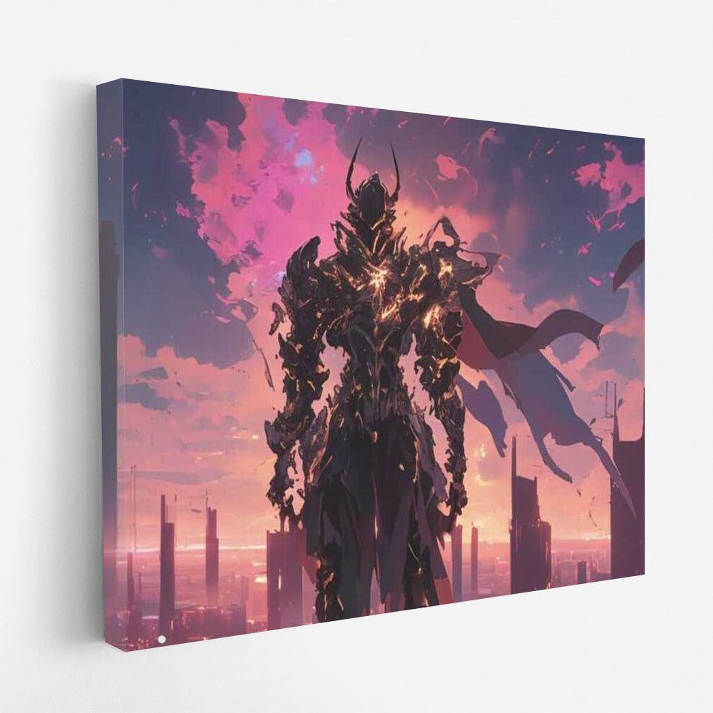 Neon Sunset: Knight of Darkness in the World of Dark Fantasy