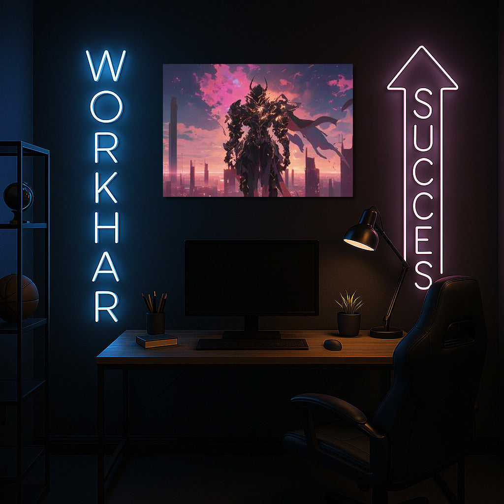 Neon Sunset: Knight of Darkness in the World of Dark Fantasy