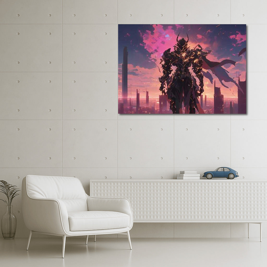 Neon Sunset: Knight of Darkness in the World of Dark Fantasy