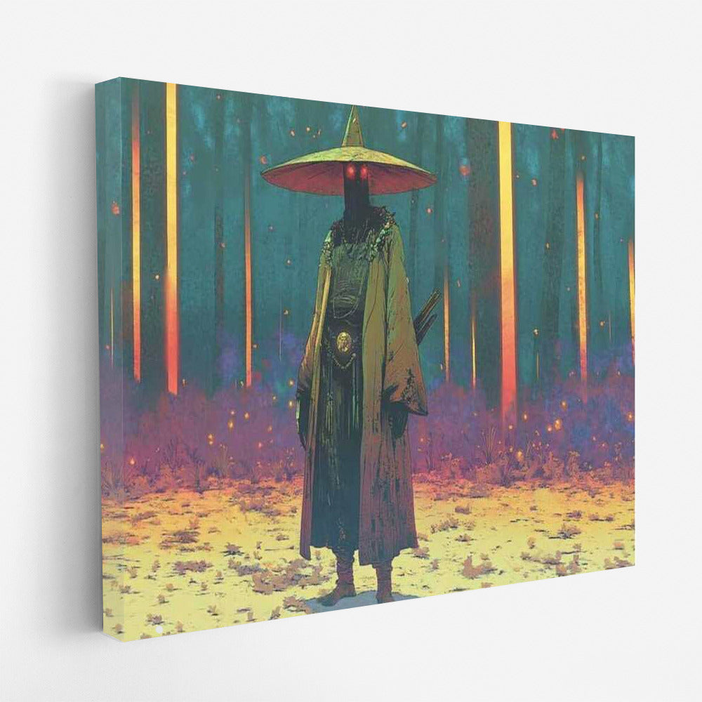 Mysterious Wanderer in the Mysterious Forest: Fantasy World for Dreamers