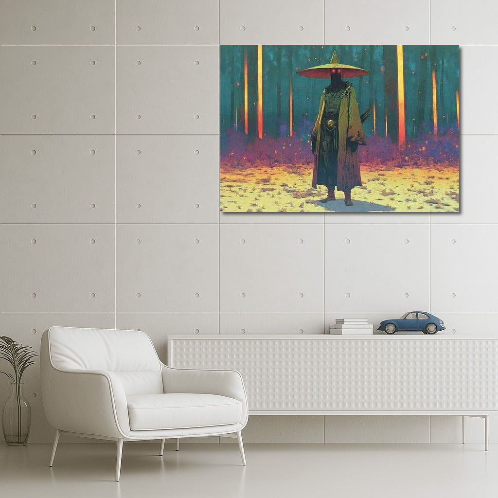 Mysterious Wanderer in the Mysterious Forest: Fantasy World for Dreamers