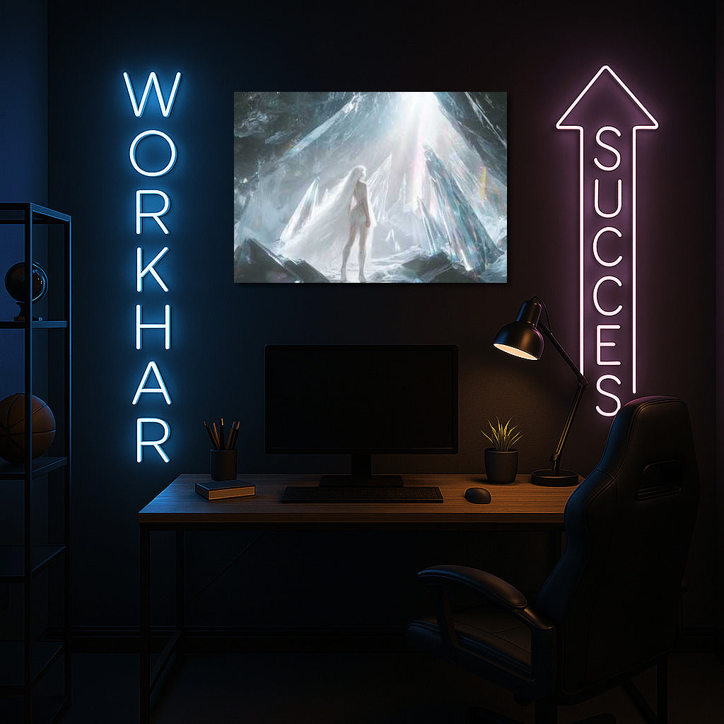 Mystical Creature: Light and Crystals Fantasy