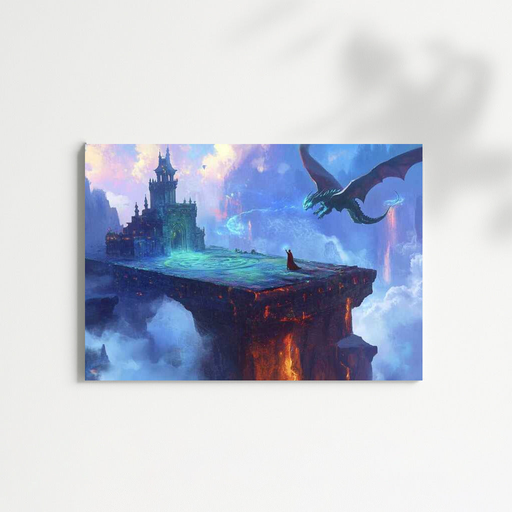 Dragon Over the Castle: Dive into Fantasy World 2