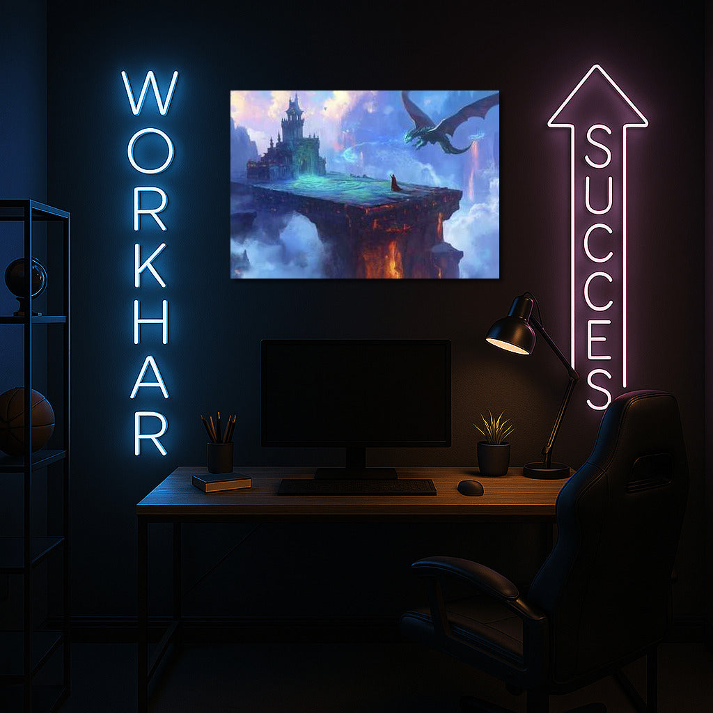 Dragon Over the Castle: Dive into Fantasy World 2