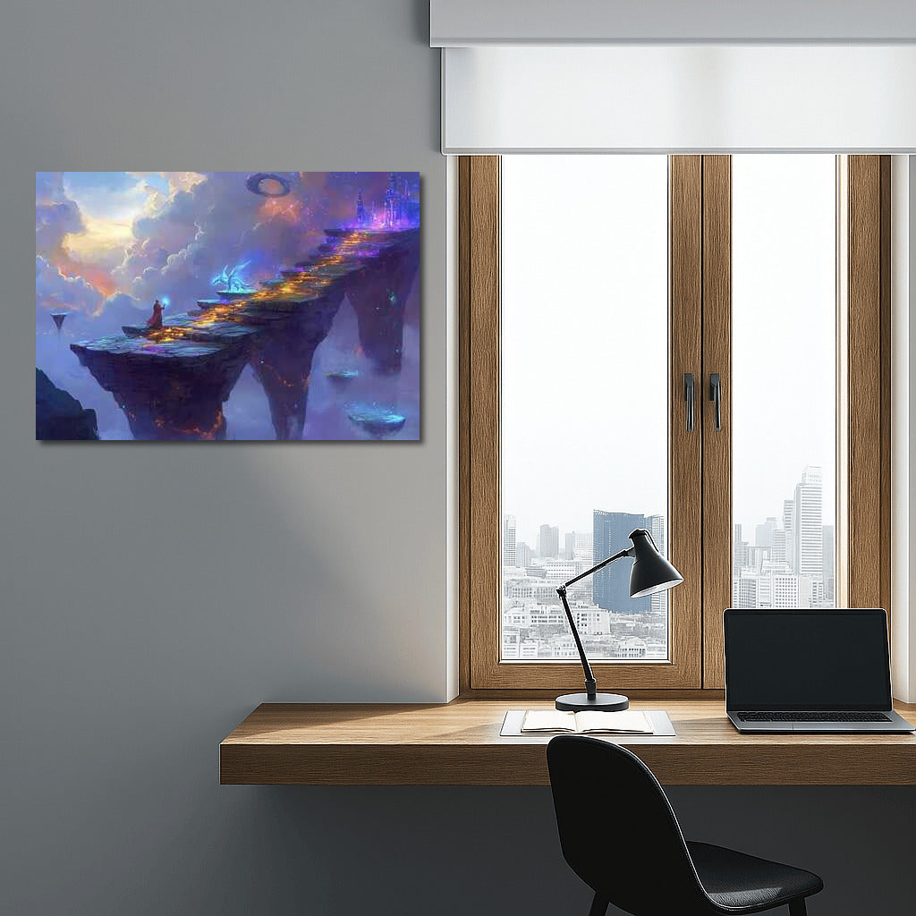 The Dragon and the Mysterious Wanderer: Journey to the Sky Castle