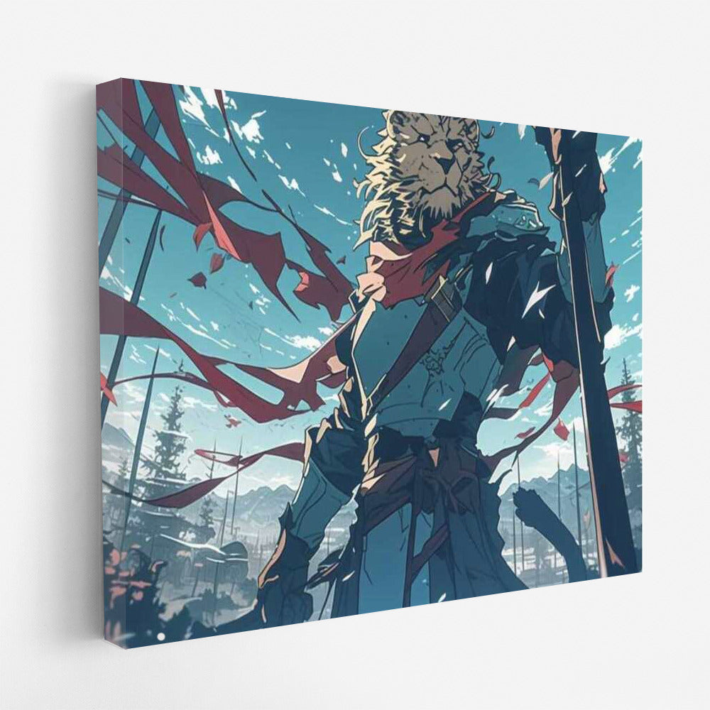 Fantasy Lion Warrior: Mythic Majesty