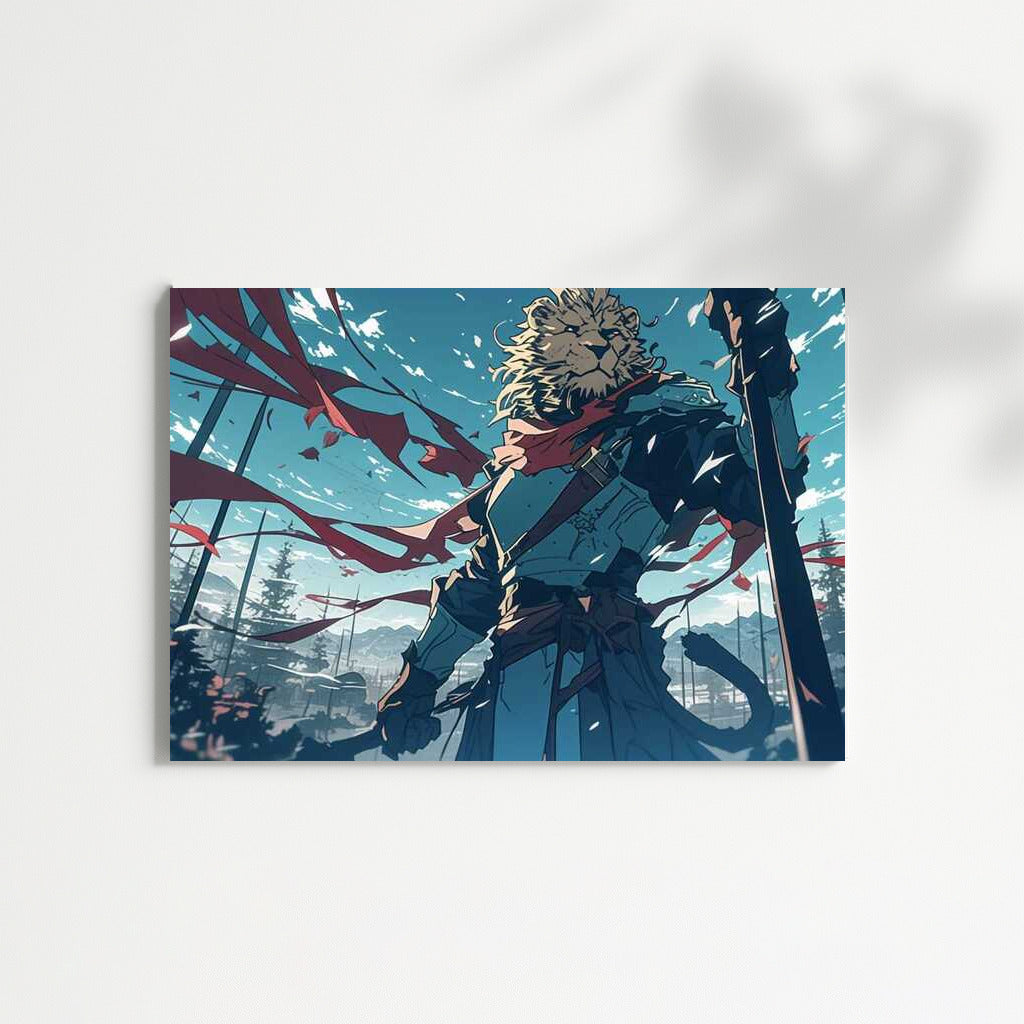 Fantasy Lion Warrior: Mythic Majesty