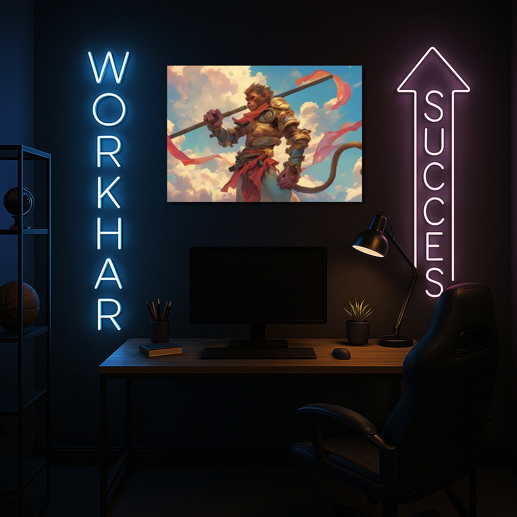 Legend of the Monkey King: Fantasy World on Canvas