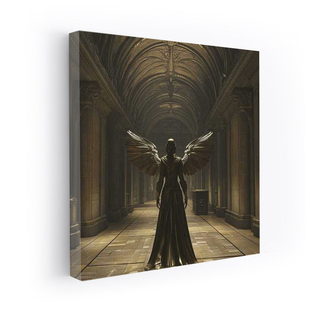 Fantasy Angel: Mysterious Woman in the Majestic Vaults