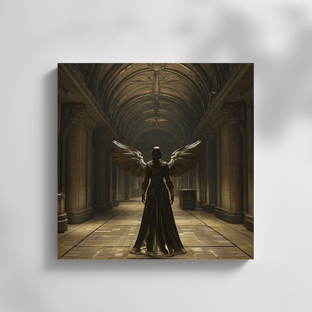 Fantasy Angel: Mysterious Woman in the Majestic Vaults