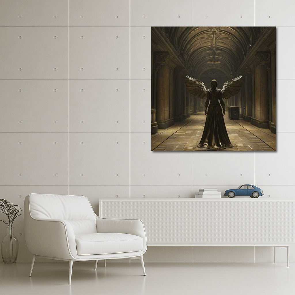 Fantasy Angel: Mysterious Woman in the Majestic Vaults