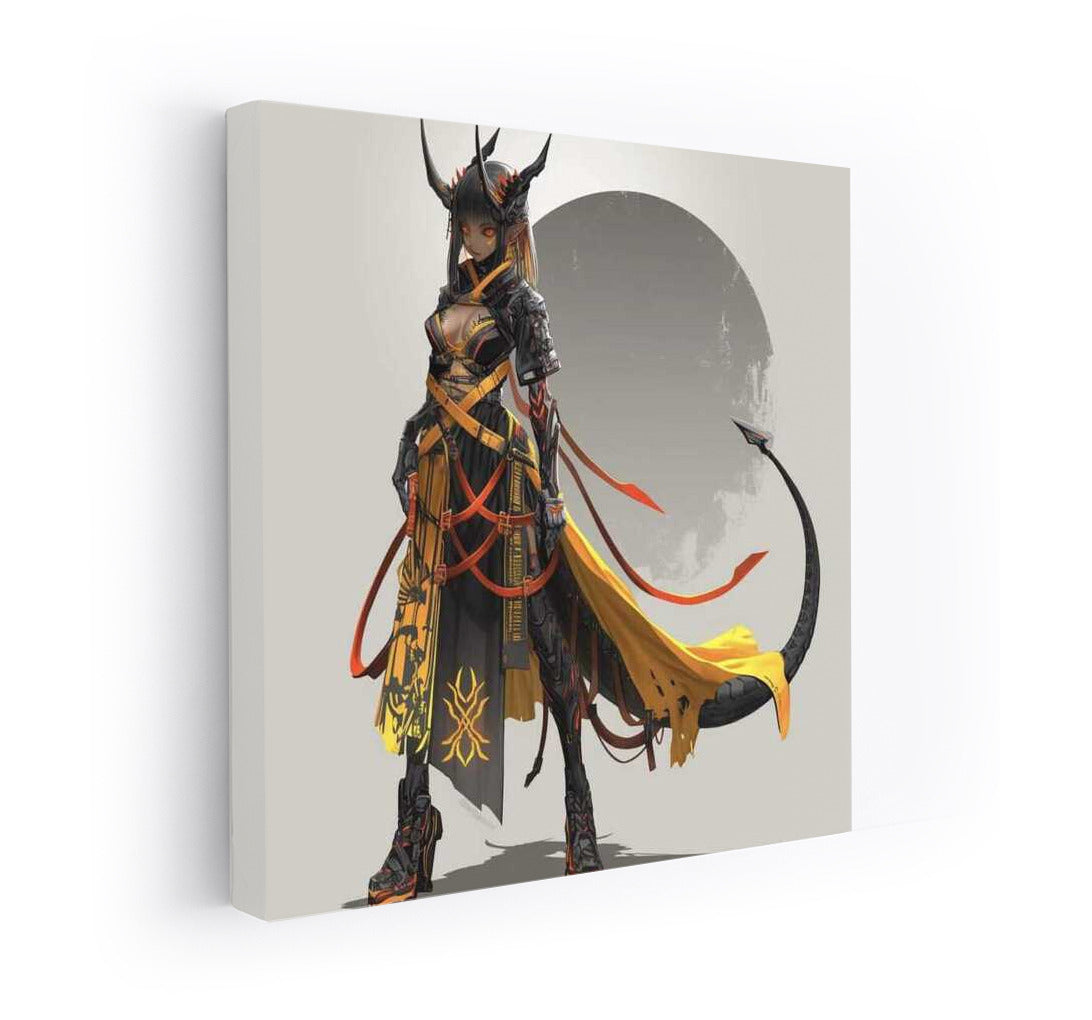 Cyberpunk Demon: Fantasy in Armor