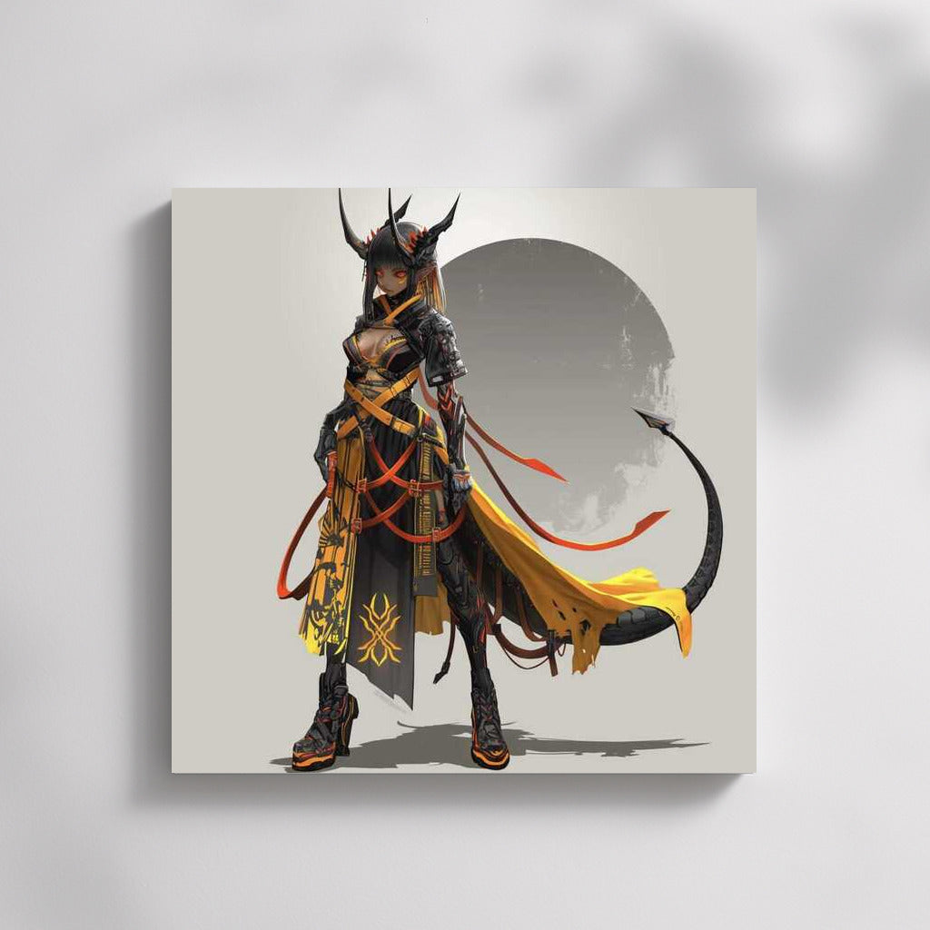 Cyberpunk Demon: Fantasy in Armor