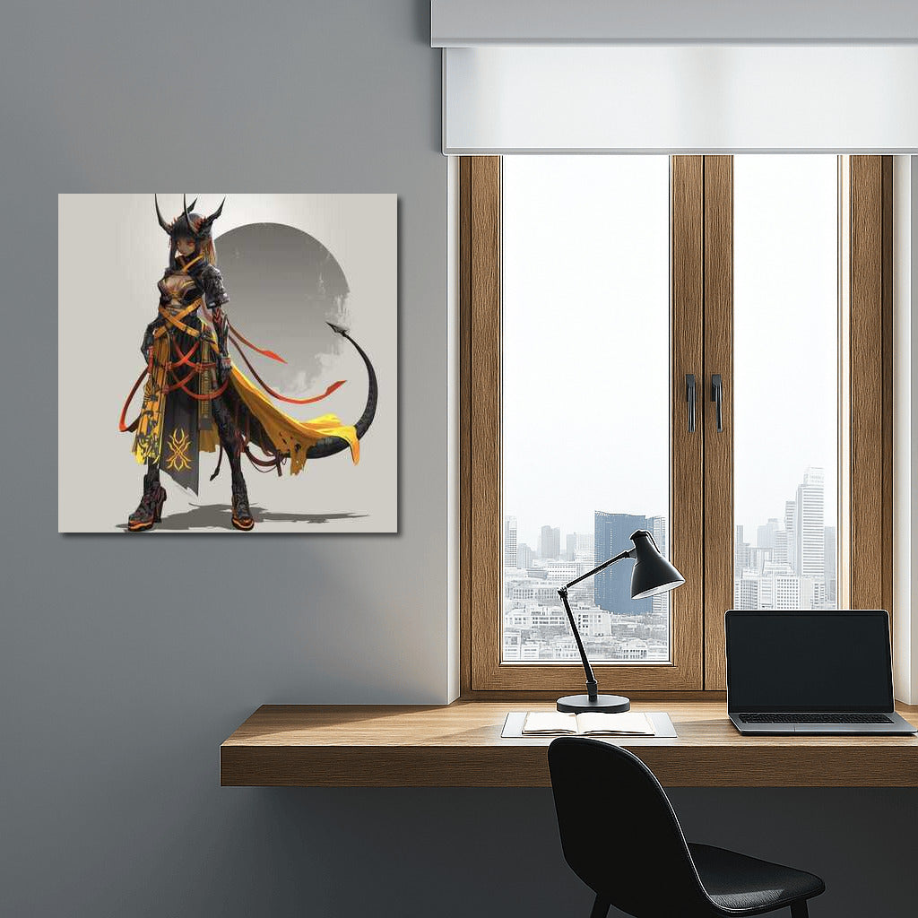 Cyberpunk Demon: Fantasy in Armor