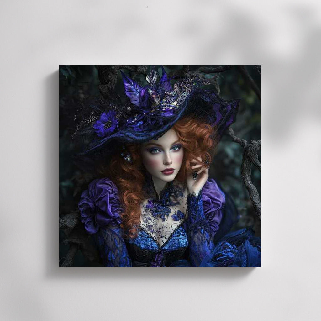 Purple Witchcraft: Mysterious Witch in Fantasy World