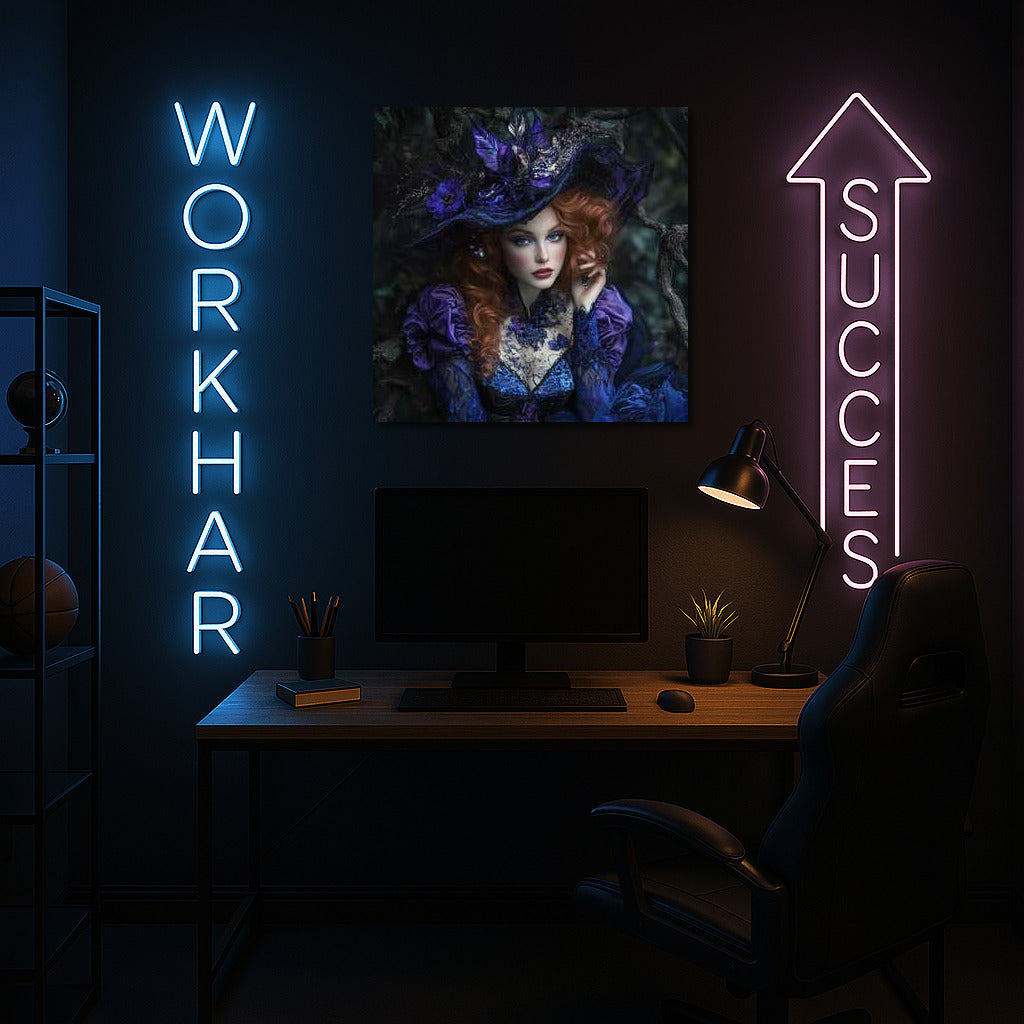 Purple Witchcraft: Mysterious Witch in Fantasy World