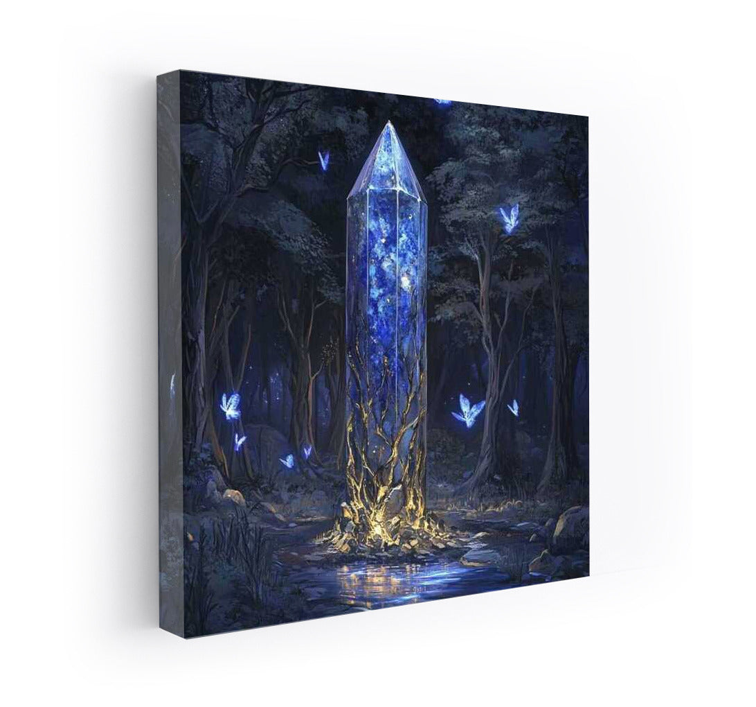 Luminous Crystal of Fantasy: Magic of Fluttering Creatures