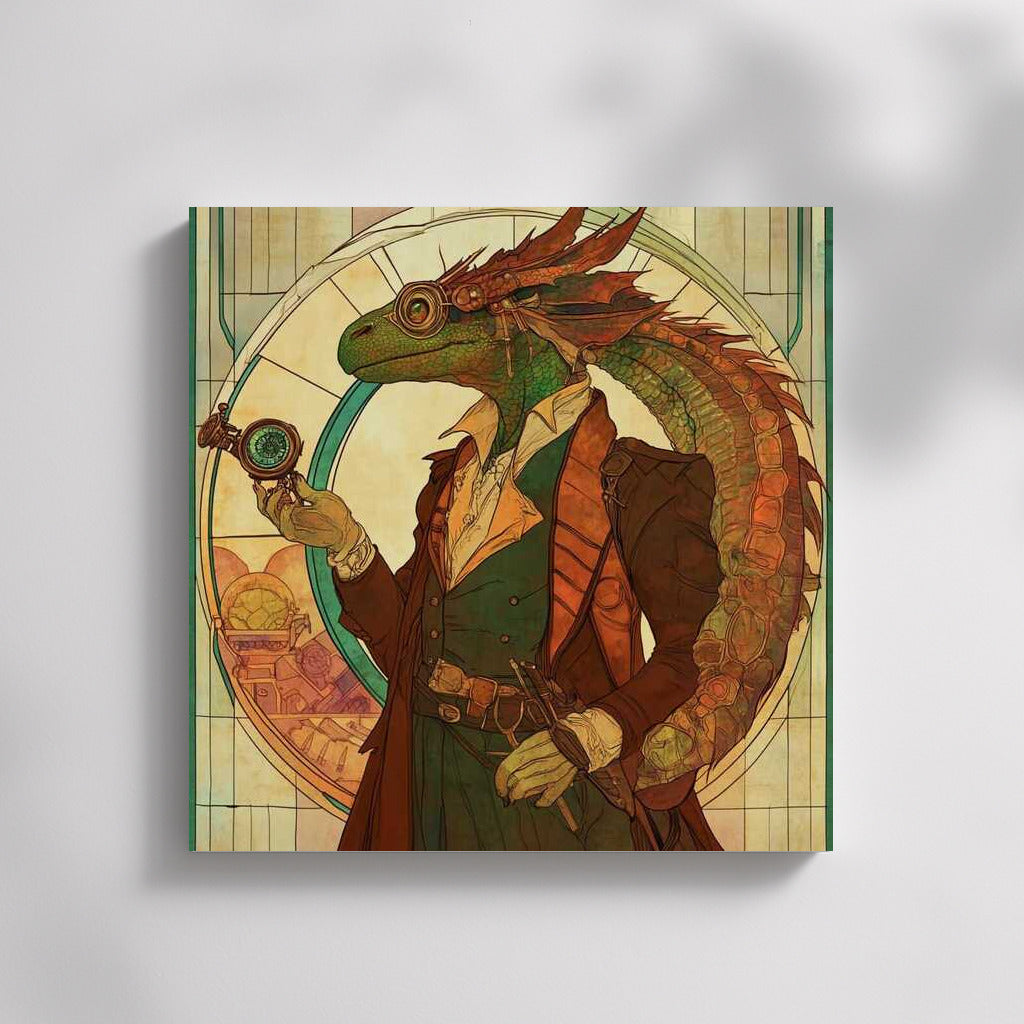 Elegant Dragon: Fantasy Magic on Your Wall
