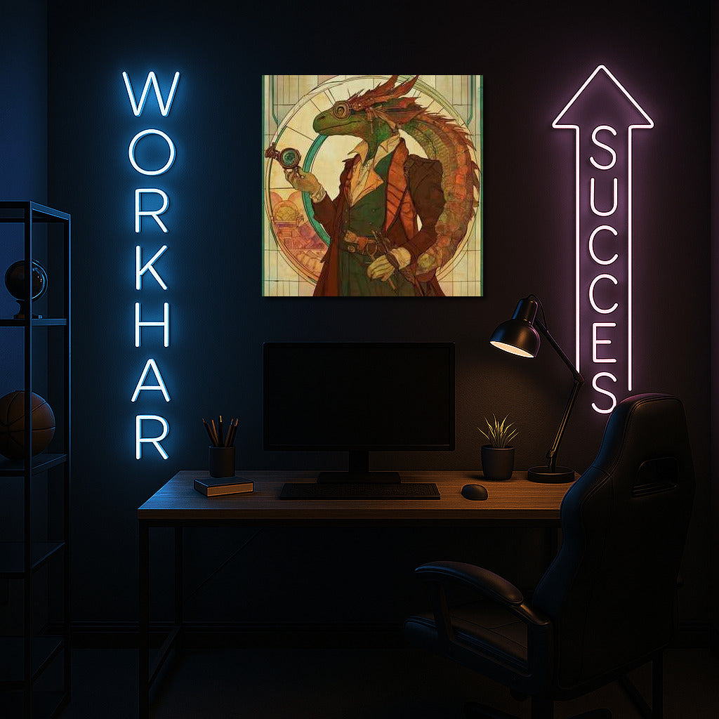 Elegant Dragon: Fantasy Magic on Your Wall