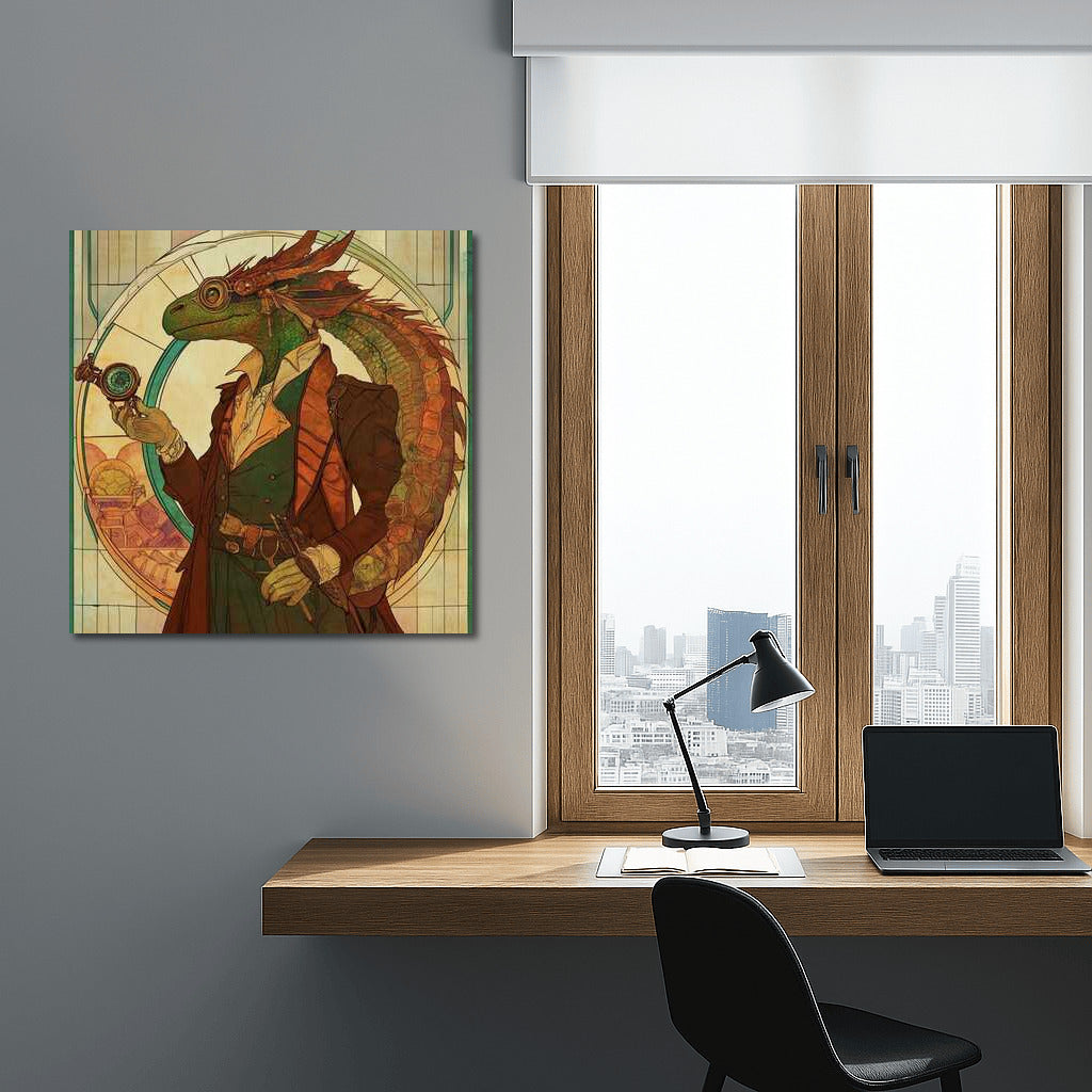 Elegant Dragon: Fantasy Magic on Your Wall