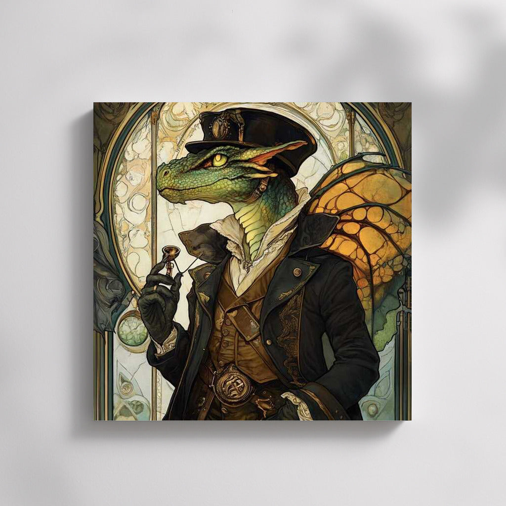 Elegant Dragon Fantasy: Mysterious Charm