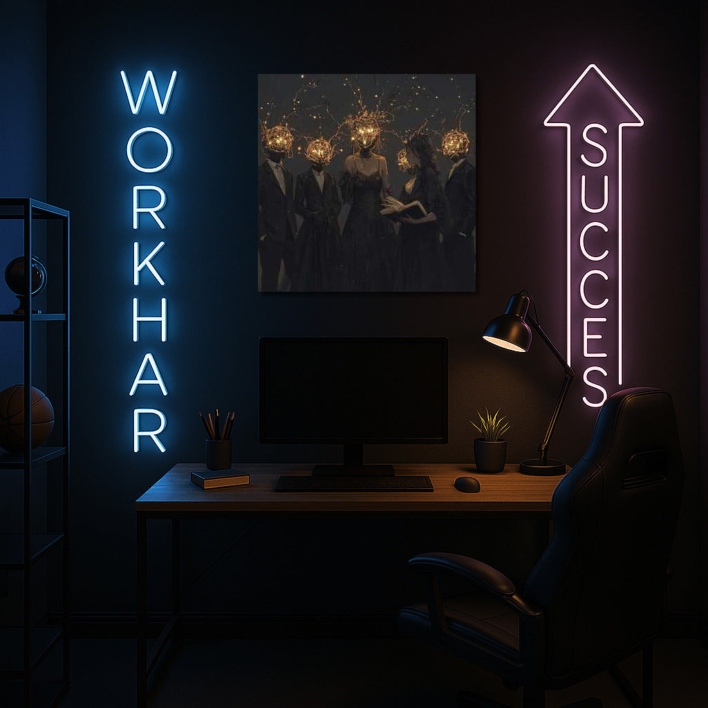 Glowing Faces of Fantasy: Mysterious People 4