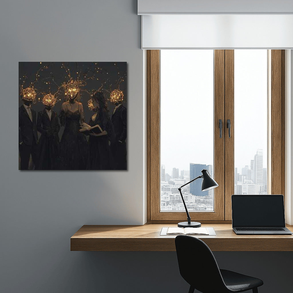 Glowing Faces of Fantasy: Mysterious People 4