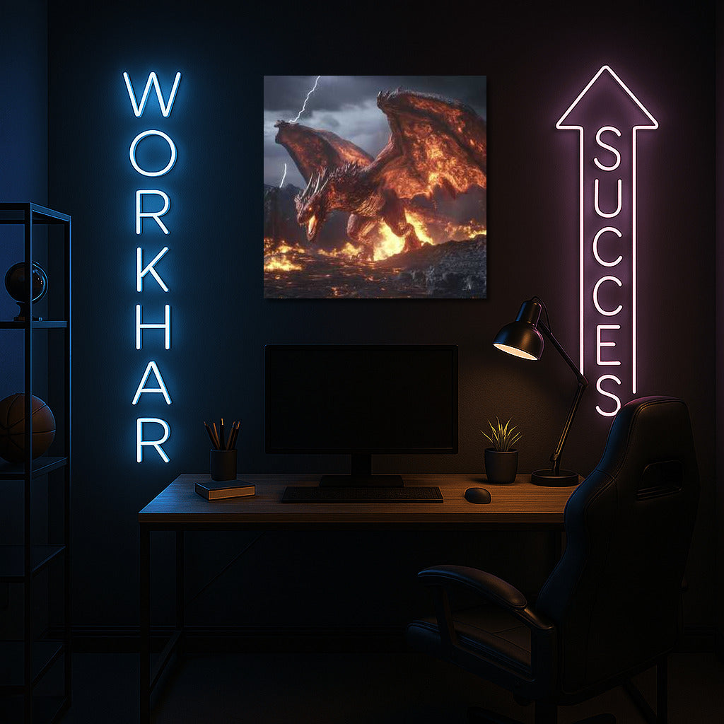 Mythic Flight: The Great Red Dragon in Fantasy World