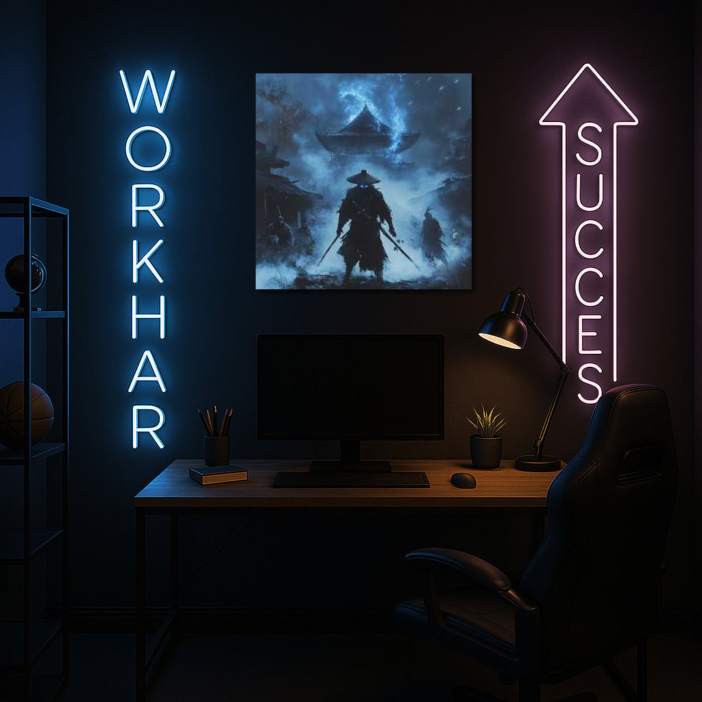 Fantasy Knight: Storm Magic and Mysterious Warrior