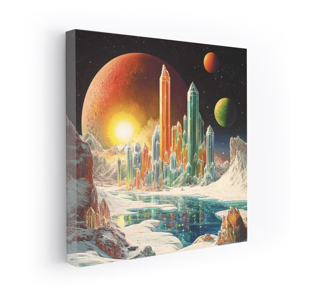 Crystal Cities of the Ice Planet: Fantasy Landscapes for Dreamers