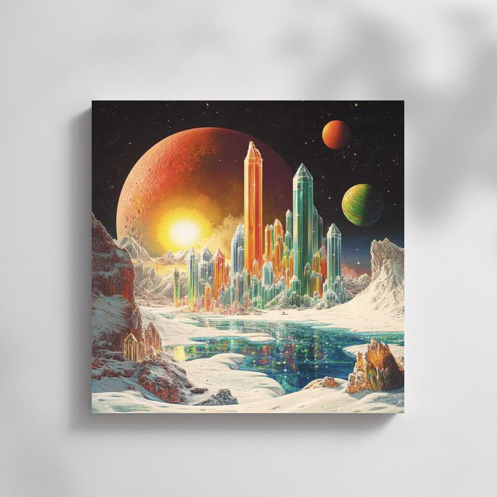 Crystal Cities of the Ice Planet: Fantasy Landscapes for Dreamers