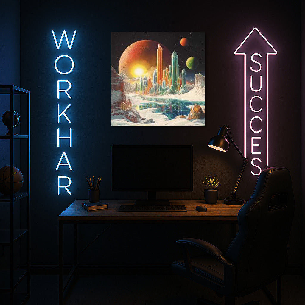 Crystal Cities of the Ice Planet: Fantasy Landscapes for Dreamers