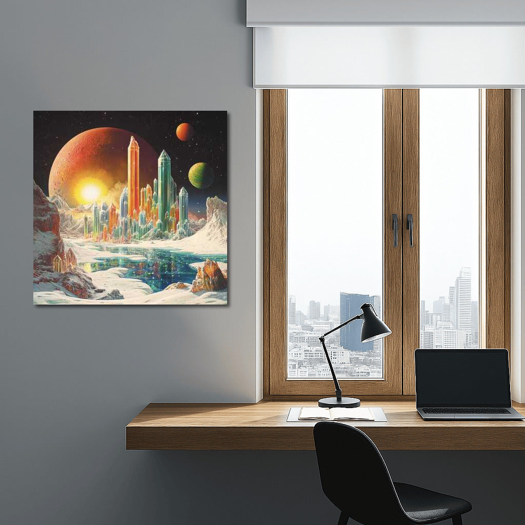 Crystal Cities of the Ice Planet: Fantasy Landscapes for Dreamers