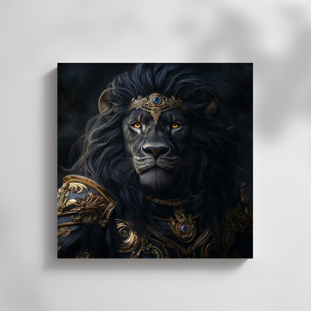 Royal Lion in Armor: Fantasy Magic from Lion King 3